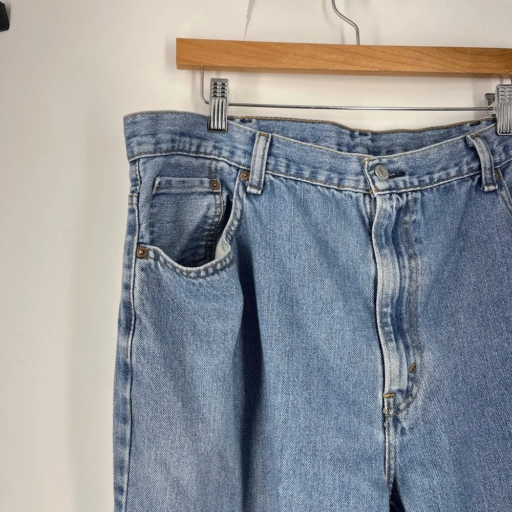 Levis 560 Comfort Fit Jeans Mens 40x34 Blue Medium Wash Loose Tapered‎ Denim